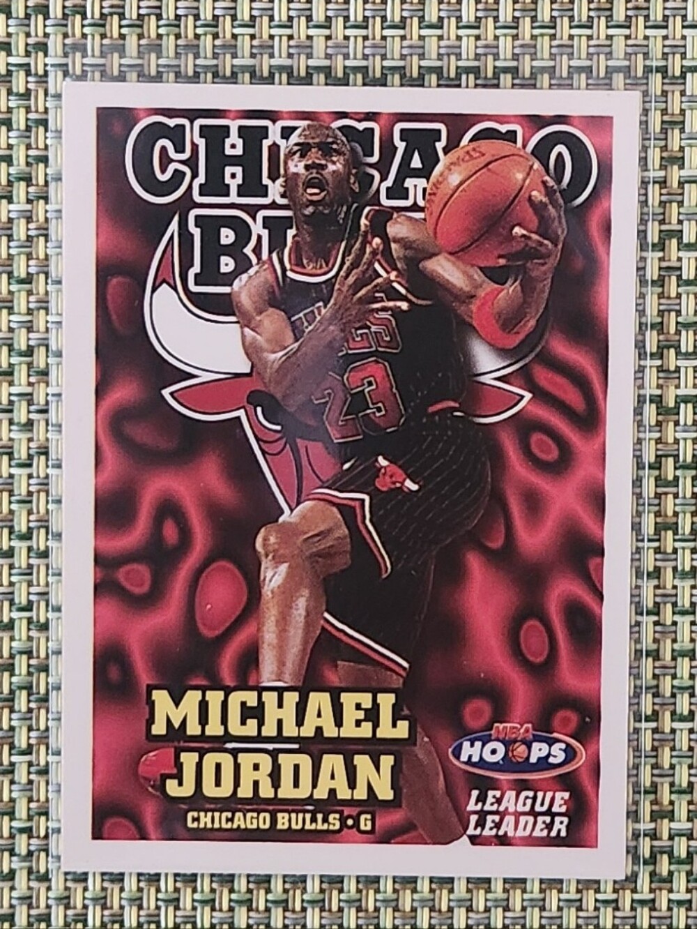 Michael Jordan NBA 1996-97 Leaders Scoring Card